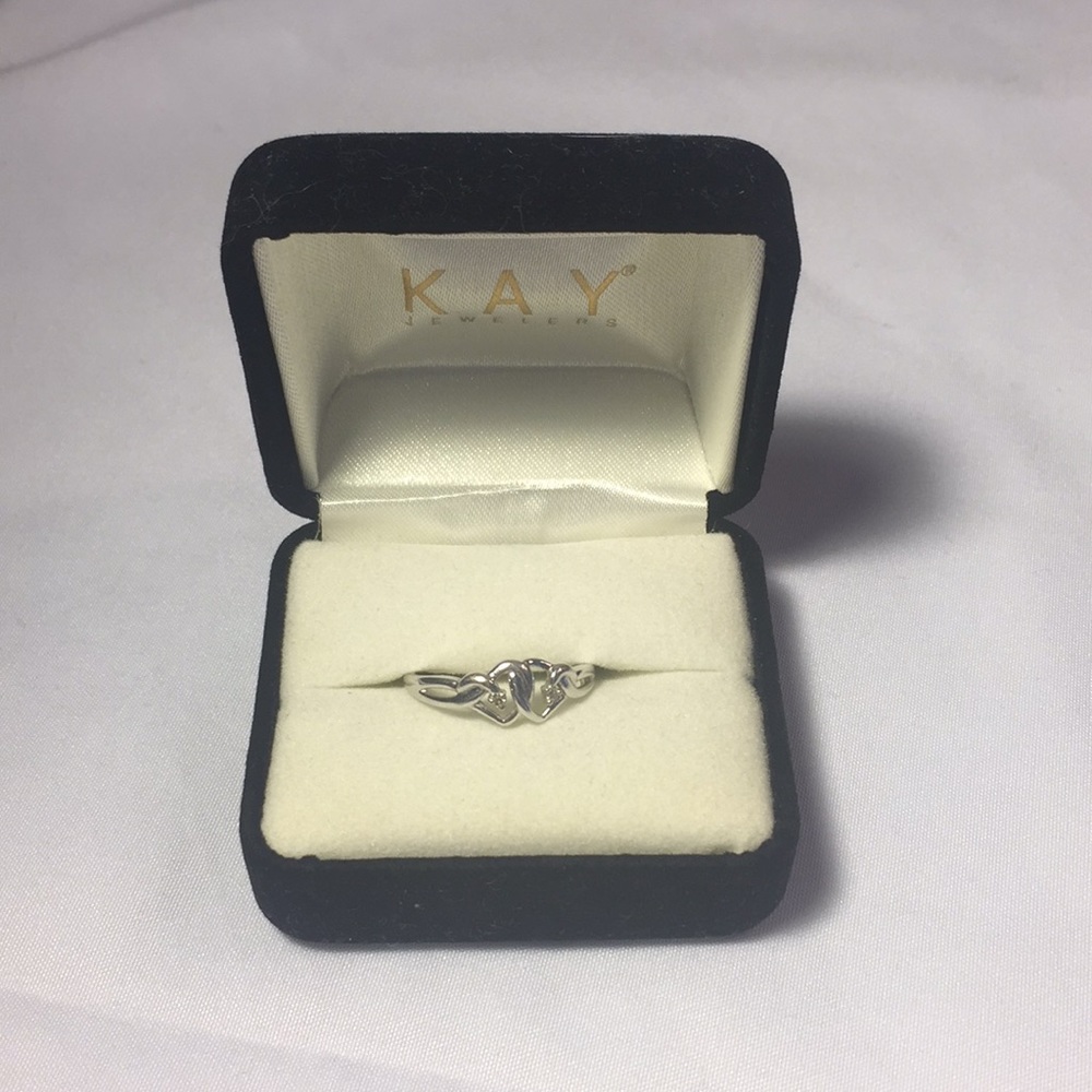Kay Jewelers sterling silver heart ring